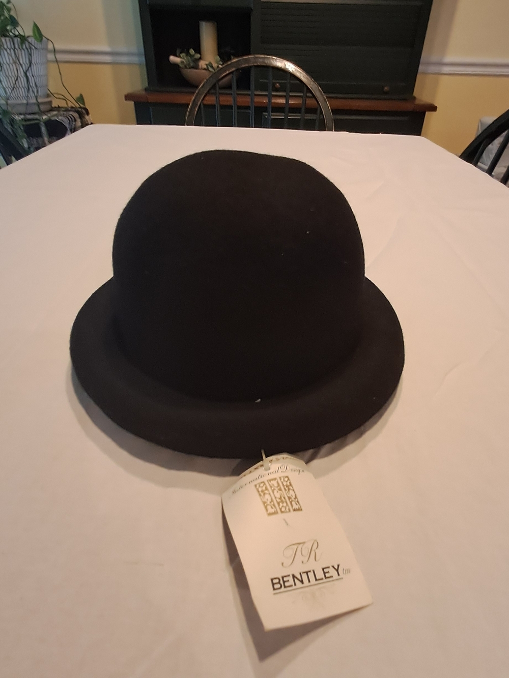 Bentley Black Felt Bowler Hat